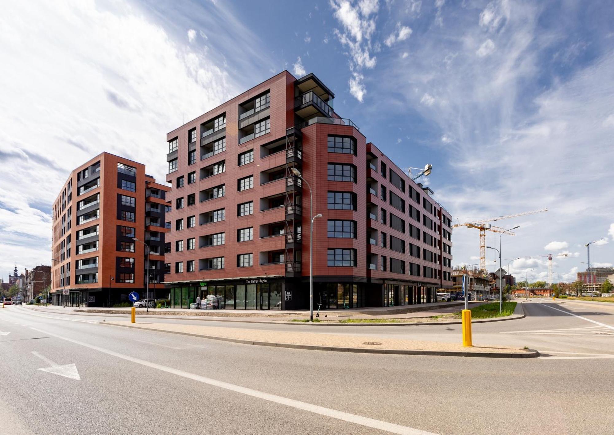 Doki Living - Foodhall & Parking By Downtown Apartments Gdańsk Eksteriør bilde