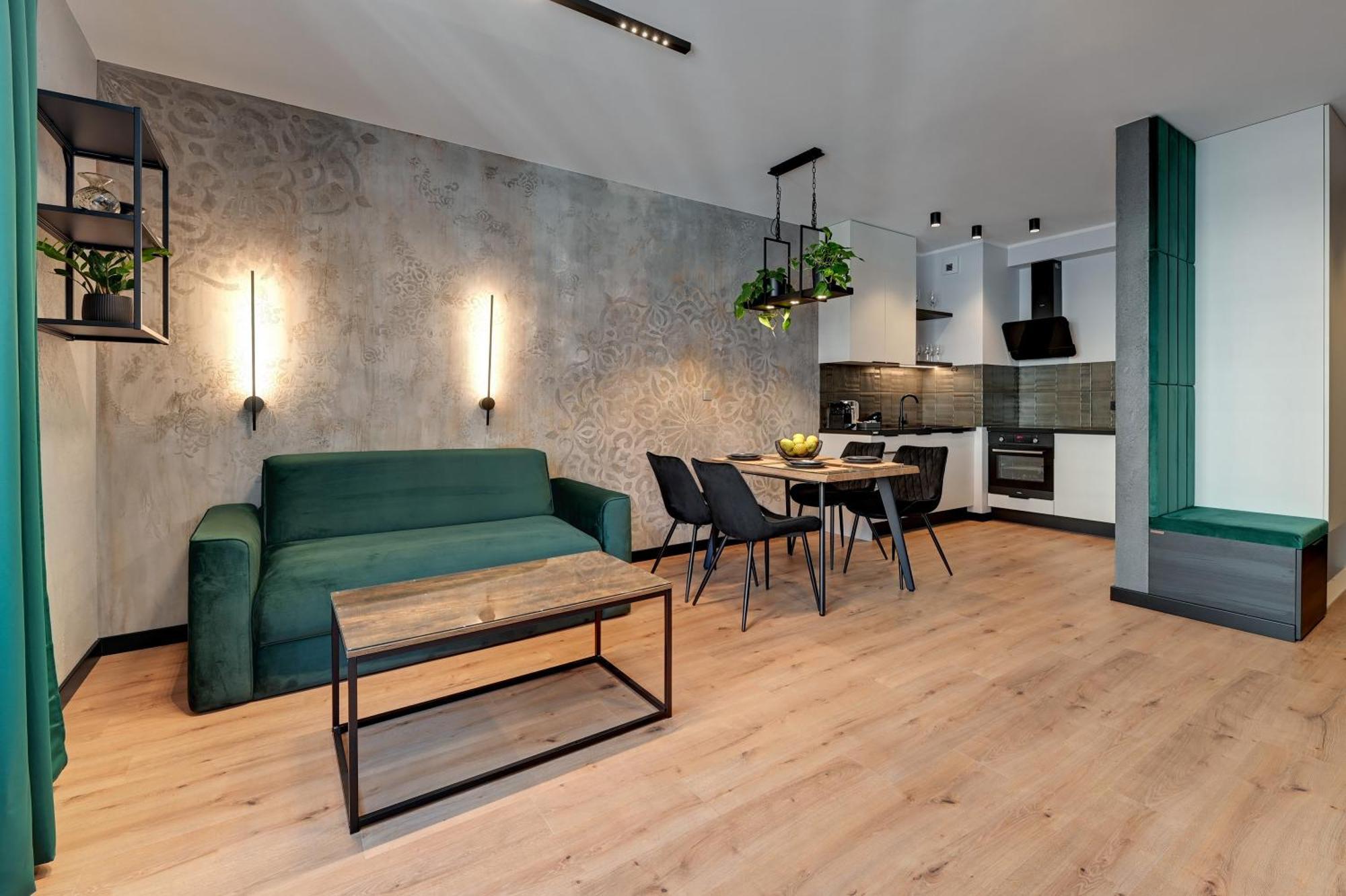 Doki Living - Foodhall & Parking By Downtown Apartments Gdańsk Eksteriør bilde