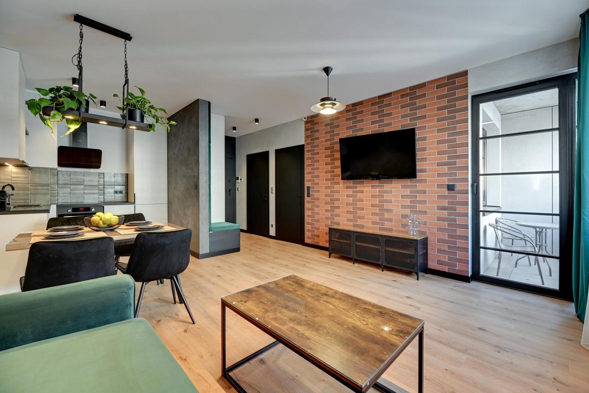 Doki Living - Foodhall & Parking By Downtown Apartments Gdańsk Eksteriør bilde