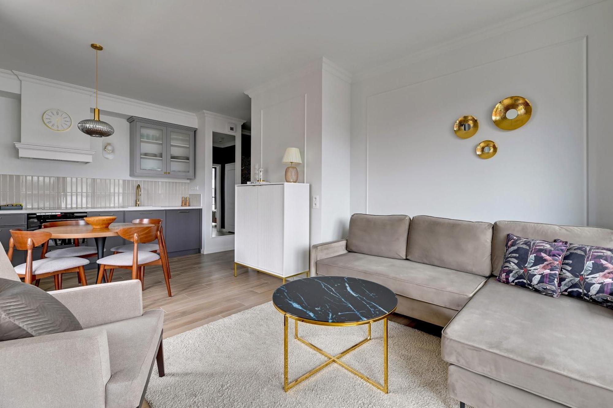 Doki Living - Foodhall & Parking By Downtown Apartments Gdańsk Eksteriør bilde