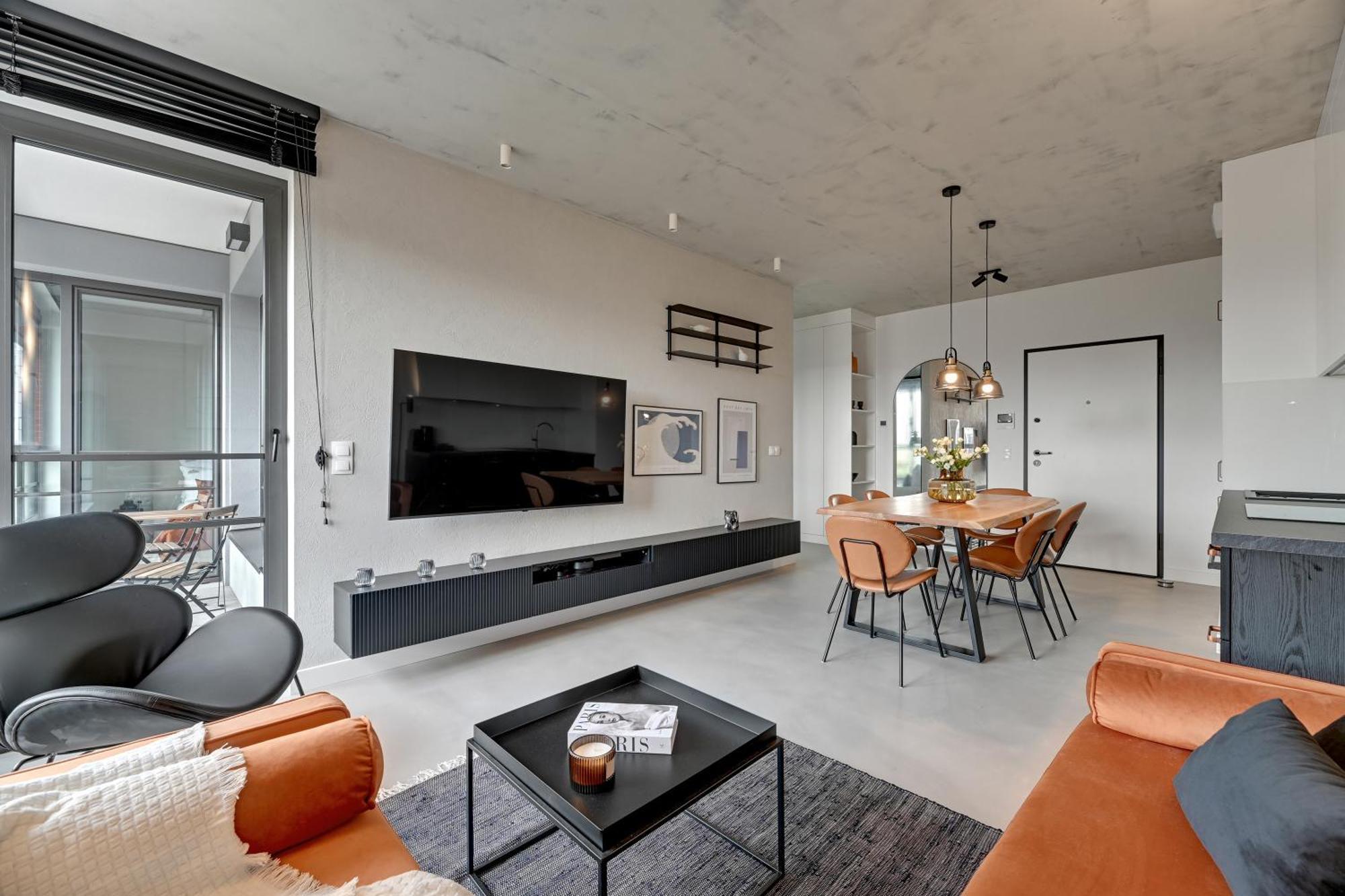 Doki Living - Foodhall & Parking By Downtown Apartments Gdańsk Eksteriør bilde