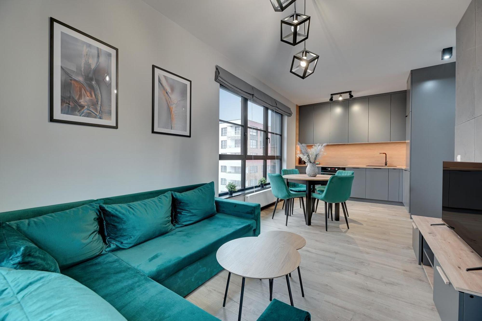 Doki Living - Foodhall & Parking By Downtown Apartments Gdańsk Eksteriør bilde