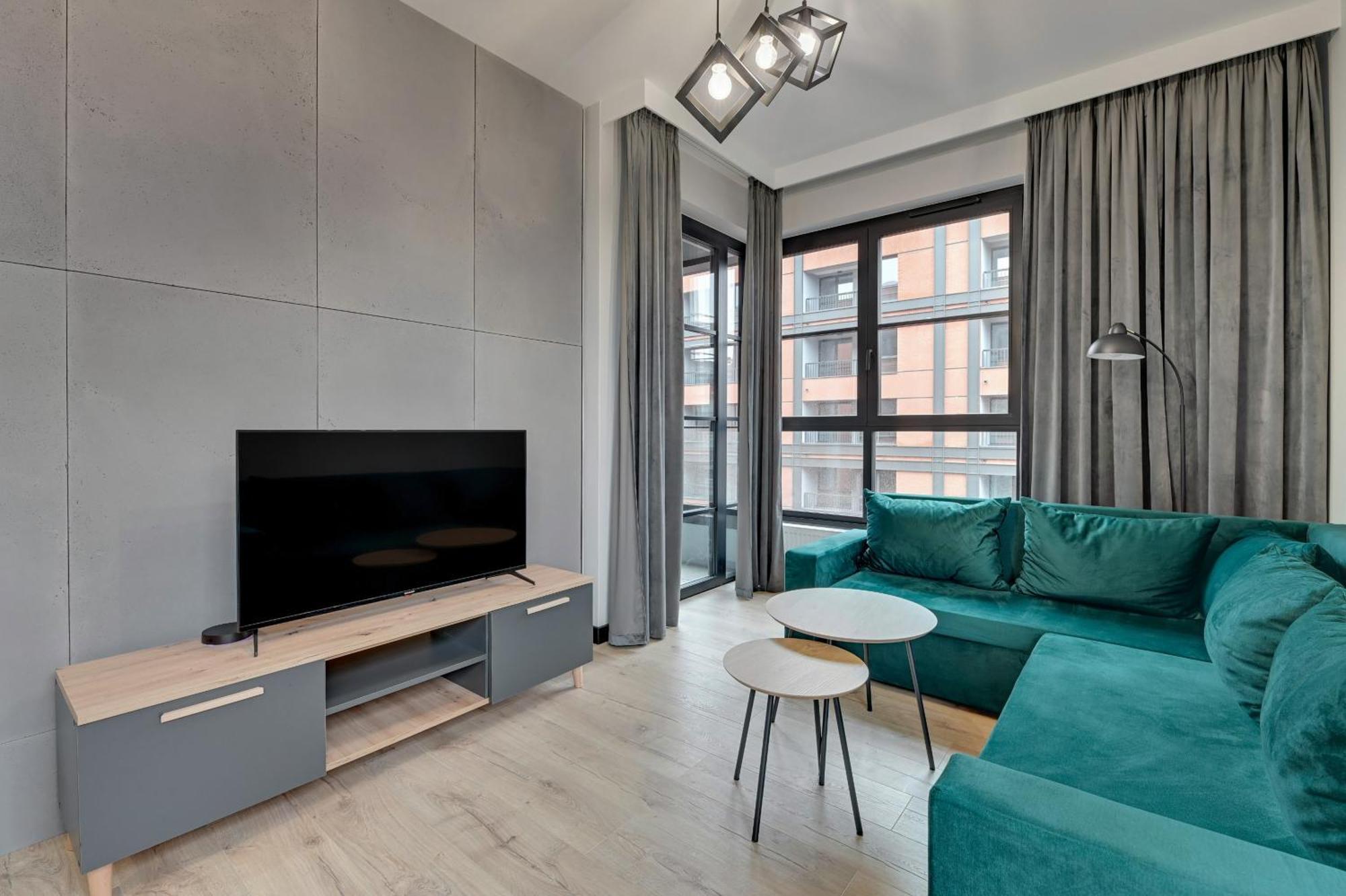 Doki Living - Foodhall & Parking By Downtown Apartments Gdańsk Eksteriør bilde