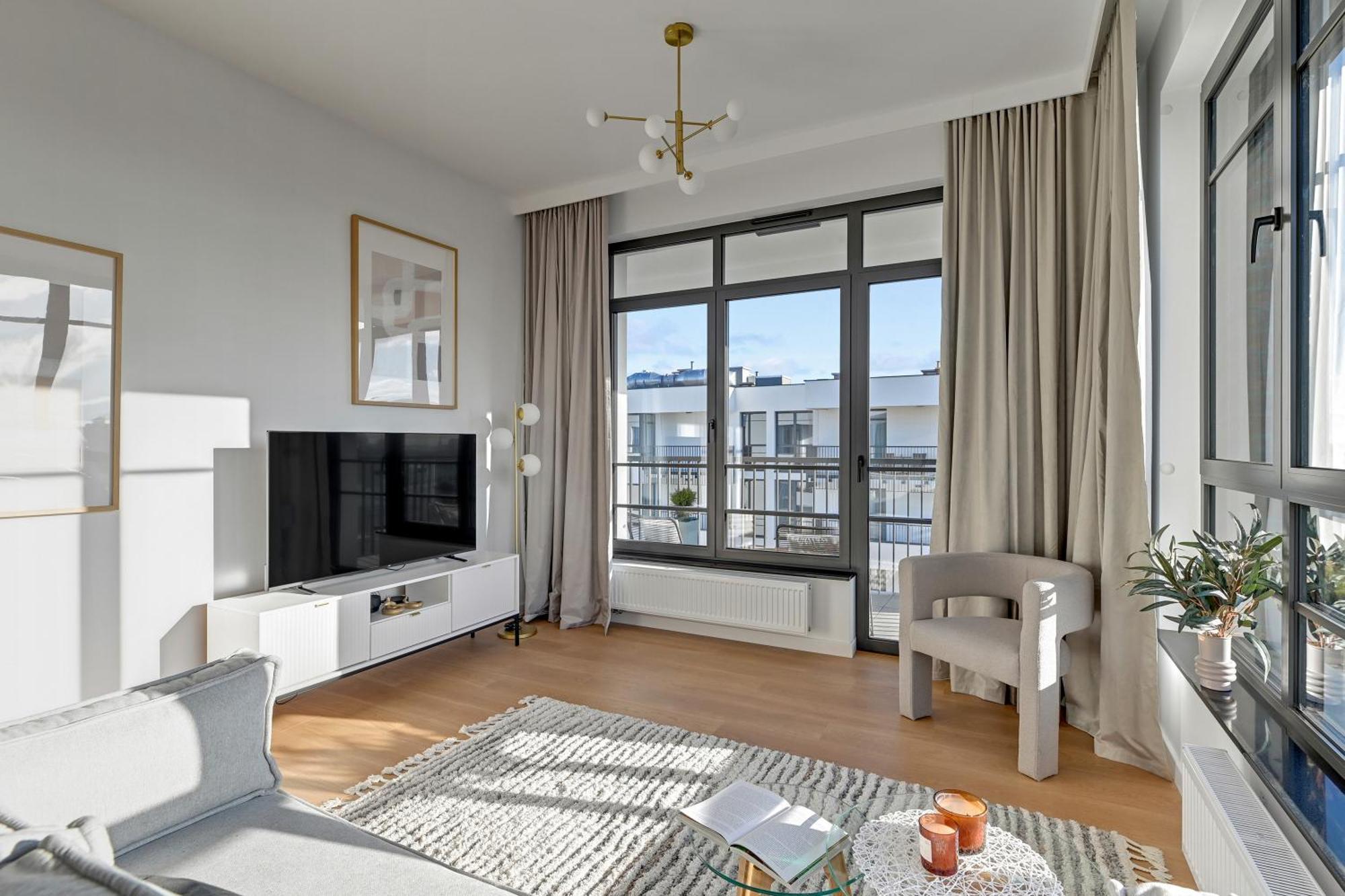 Doki Living - Foodhall & Parking By Downtown Apartments Gdańsk Eksteriør bilde