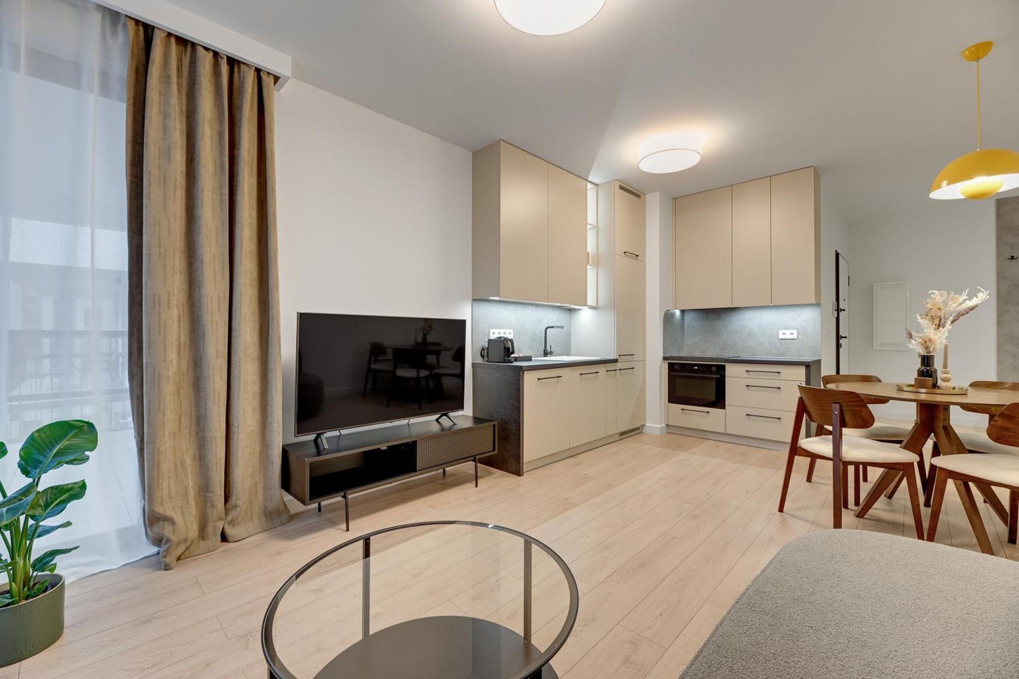 Doki Living - Foodhall & Parking By Downtown Apartments Gdańsk Eksteriør bilde