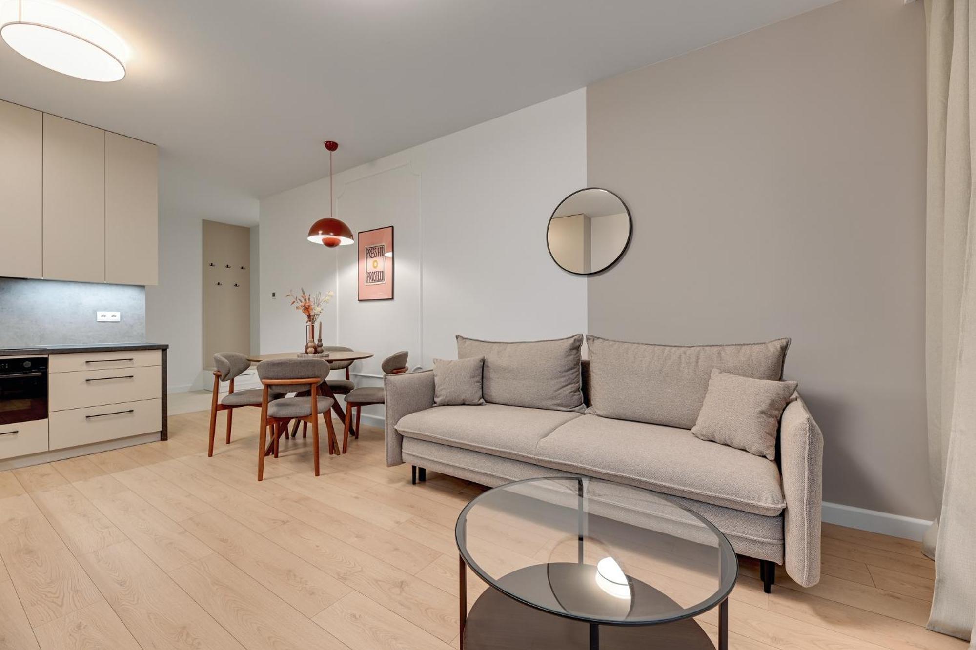 Doki Living - Foodhall & Parking By Downtown Apartments Gdańsk Eksteriør bilde