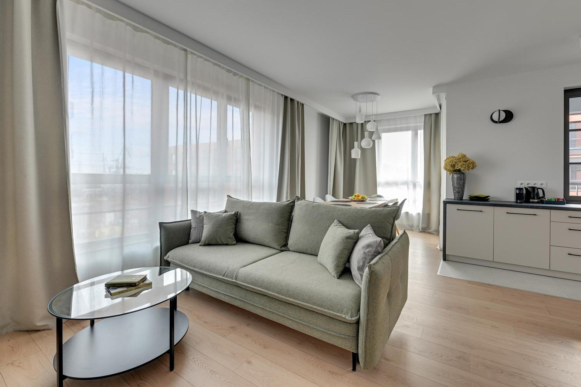 Doki Living - Foodhall & Parking By Downtown Apartments Gdańsk Eksteriør bilde