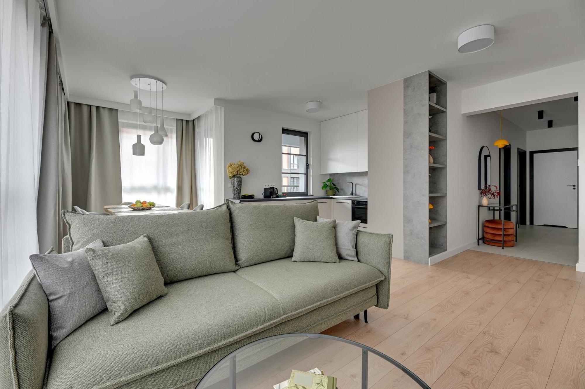 Doki Living - Foodhall & Parking By Downtown Apartments Gdańsk Eksteriør bilde