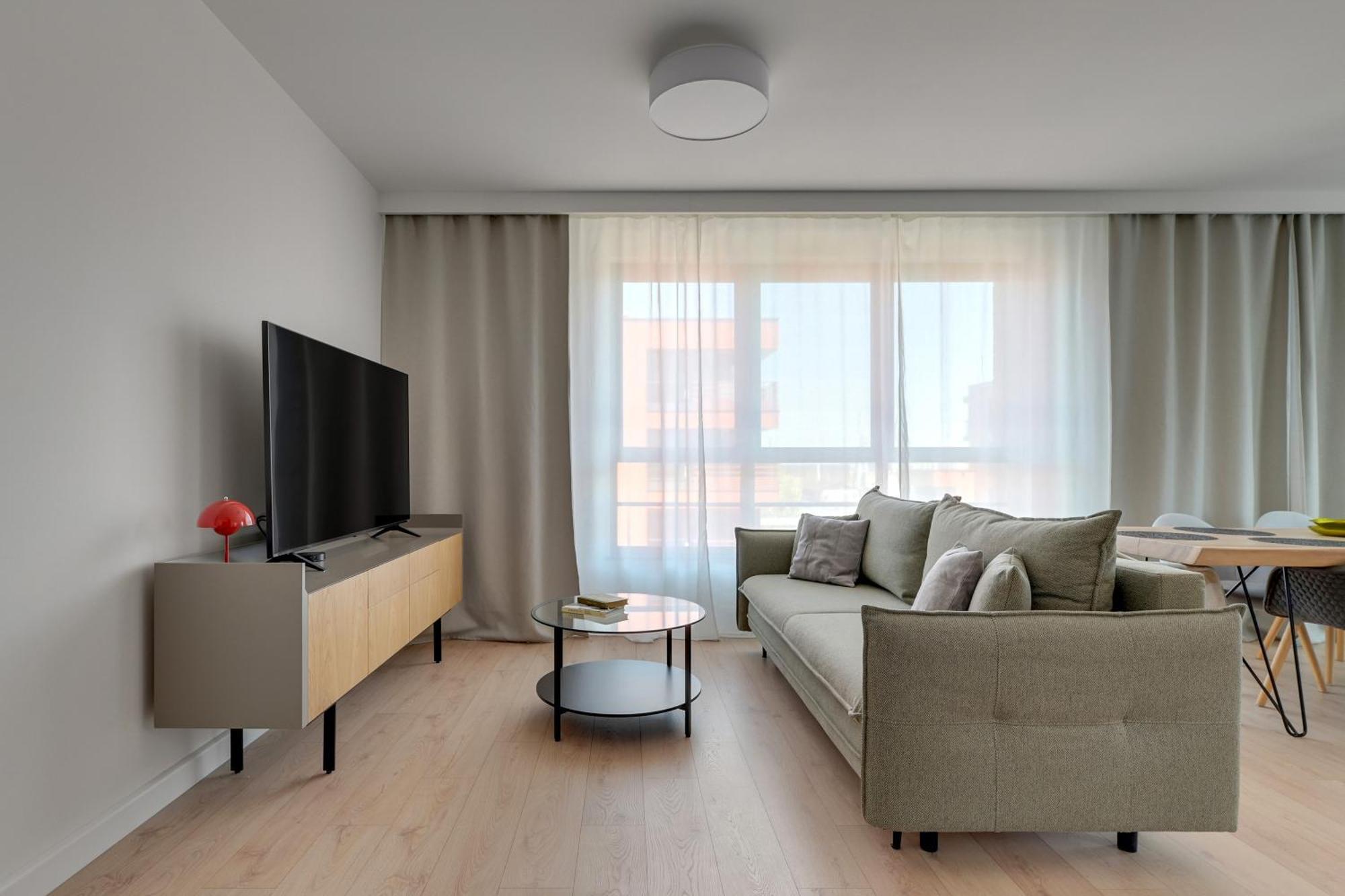 Doki Living - Foodhall & Parking By Downtown Apartments Gdańsk Eksteriør bilde