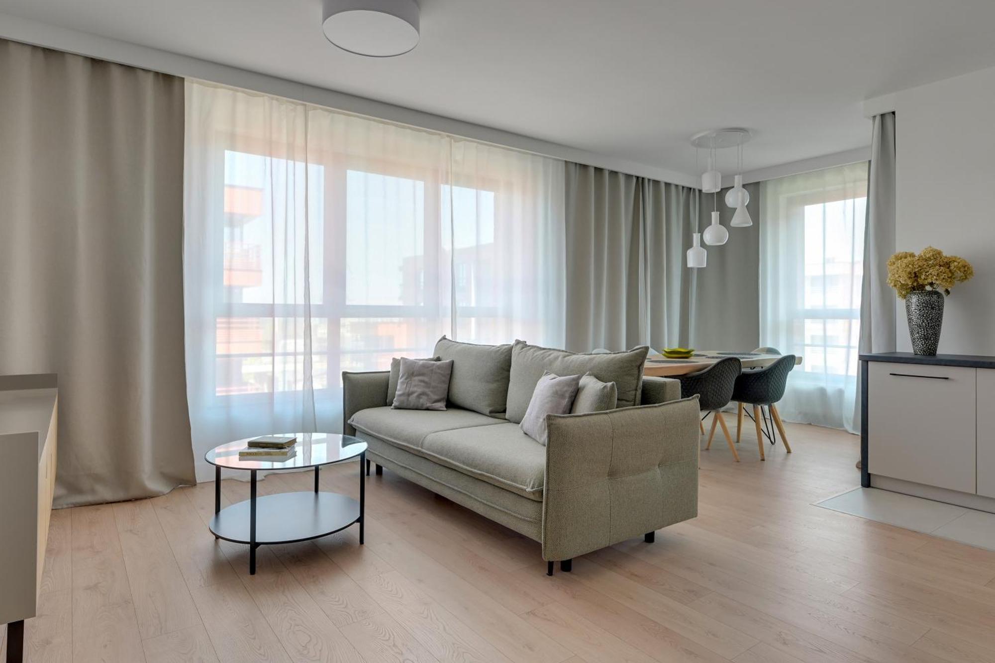 Doki Living - Foodhall & Parking By Downtown Apartments Gdańsk Eksteriør bilde